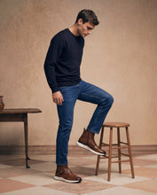 Load image into Gallery viewer, The Stealth Wingtip Buckle Tan Leather Men Boot