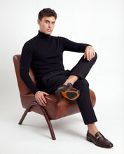 Load image into Gallery viewer, The Ashford Brown  Baby Buffalo Leather Loafer Men Shoe