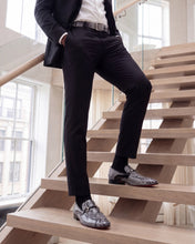 Load image into Gallery viewer, The Milano Black/White Shoe Bit Loafer Men  shoe