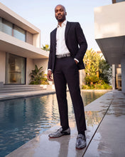 Load image into Gallery viewer, The Milano Black/White Shoe Bit Loafer Men  shoe