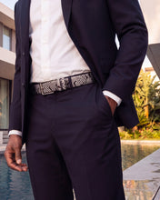 Load image into Gallery viewer, The Milano Black/White Shoe Bit Loafer Men  shoe