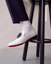 Load image into Gallery viewer, The Pombe White Patent Leather Dress Slip-on Loafer Men Shoe