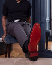 Load image into Gallery viewer, The Royal Hand Craft Black Patent Leather Plain Toe Oxford Men Shoe