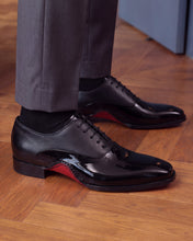 Load image into Gallery viewer, The Royal Hand Craft Black Patent Leather Plain Toe Oxford Men Shoe