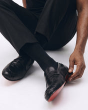Load image into Gallery viewer, The Aurelio Black Python &amp; Baby Buffalo Leather Penny Loafer