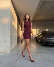 Load image into Gallery viewer, The Bella Vita Studded Burgundy Leather Pump Women Shoe