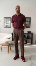 Load image into Gallery viewer, The Hudson Burgundy Suede Men Sneaker