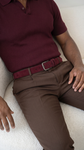 Load image into Gallery viewer, The Hudson Burgundy Suede Men Sneaker