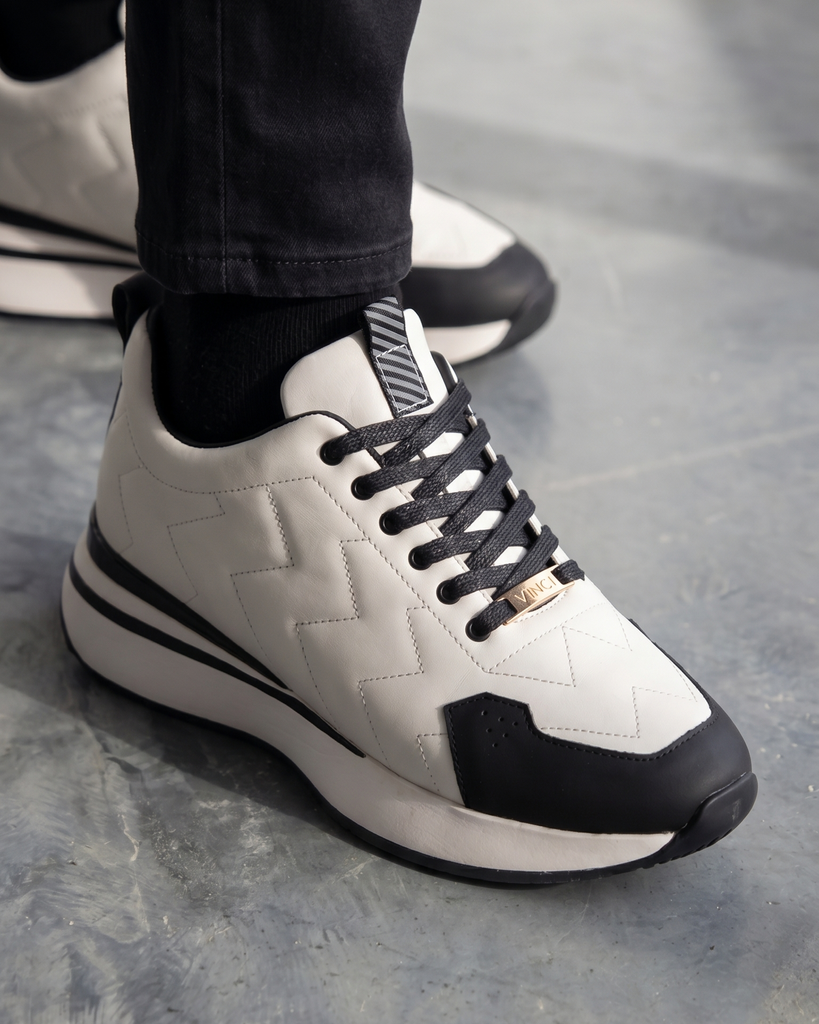 The Veneto White Leather Men Sneaker