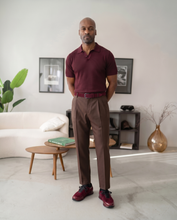 Load image into Gallery viewer, The Hudson Burgundy Suede Men Sneaker