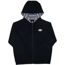 Load image into Gallery viewer, HOOey Black "Diamond" - Men's Zip-Up Sweatshirts (Closeout)
