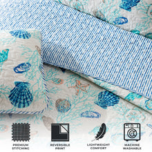 Load image into Gallery viewer, Coastal Quilt Set Bali Collection