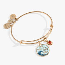 Load image into Gallery viewer, High Tides Good Vibes Charm Bangle