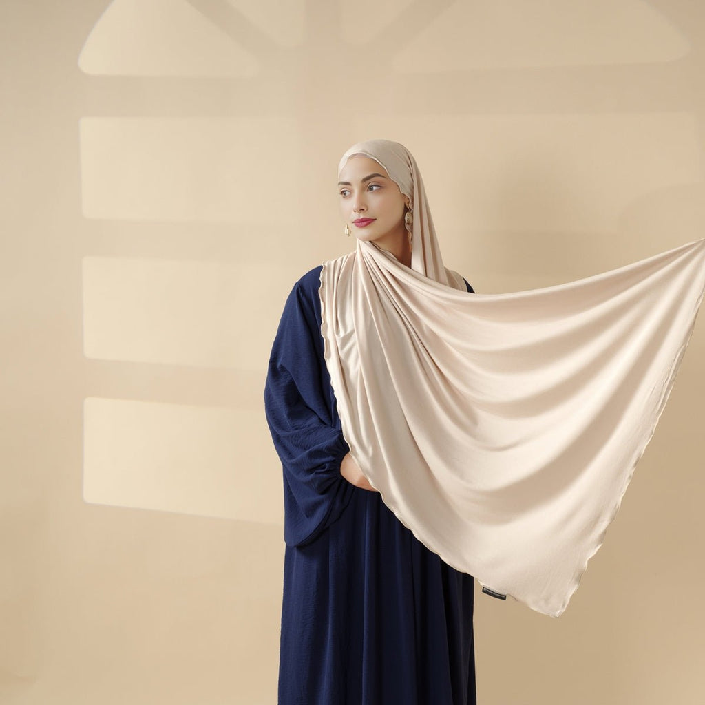Perfect Hijab for Eid: Premium Modal Jersey Long Scarf – Soft, Breathable & Elegant in 8 Colors Shawl (MH105)