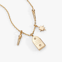 Load image into Gallery viewer, Harry Potter™ Hogwarts Great Hall Cluster Charm Necklace
