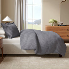 Load image into Gallery viewer, 100% Cotton Honeycomb Waffle Duvet Set - Mattea Collection