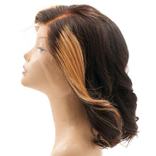 Load image into Gallery viewer, Honeycomb 13x4 Transparent Lace Front 100% Human Hair Bob Wig