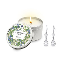 Load image into Gallery viewer, Honeysuckle Fields 5.5oz Tin Jewelry Candle