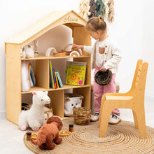 Load image into Gallery viewer, White Dollhouse Bookcase