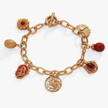 Load image into Gallery viewer, House of the Dragon™ Toggle Multi-Charm Bracelet
