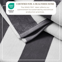 Load image into Gallery viewer, Cotton Velour Cabana Stripe Beach Towel - Novia Collection