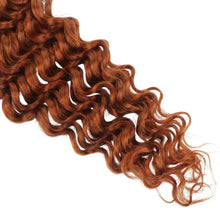 Load image into Gallery viewer, Copper Deep Wave Color 350 Bulk 100% Human Braiding Hair