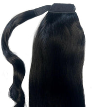 Load image into Gallery viewer, Jet Black 100% Human Hair Ponytail Extension