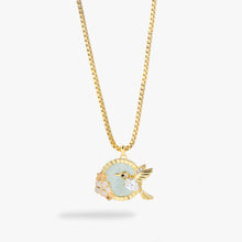 Load image into Gallery viewer, Hummingbird Gemstone Pendant Necklace
