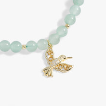 Load image into Gallery viewer, Hummingbird Gemstone Bolo Bracelet