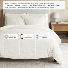 Load image into Gallery viewer, 100% Cotton Honeycomb Waffle Duvet Set - Mattea Collection