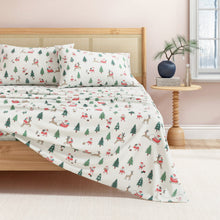 Load image into Gallery viewer, Turkish Cotton Christmas Flannel Sheet - Whittaker Collection