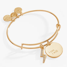 Load image into Gallery viewer, “I Can, I Will” Duo Charm Bangle