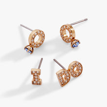 Load image into Gallery viewer, Bridal “I Do” Stud Earring Set of 2