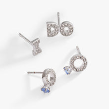 Load image into Gallery viewer, Bridal “I Do” Stud Earring Set of 2