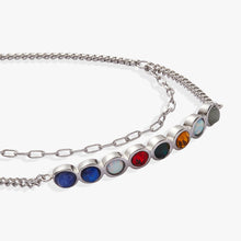 Load image into Gallery viewer, 'I Love You' Hidden Message Acrostic Bolo Bracelet