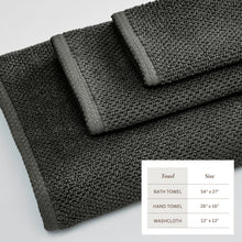 Load image into Gallery viewer, Cotton Textured Bath Towel Set - Acacia Collection