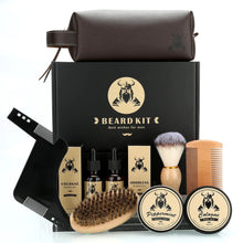 Load image into Gallery viewer, 9-Piece Beard Grooming Kit