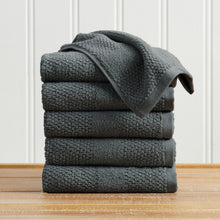 Load image into Gallery viewer, 100% Cotton Woven Texture Bath Towel Set - Marbella Collection
