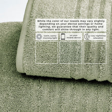 Load image into Gallery viewer, Luxury Combed Cotton Bath Towel Set - Karina Collection