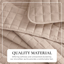 Load image into Gallery viewer, Box-Stitched Seersucker Quilt Set - Seersucker Collection