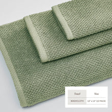 Load image into Gallery viewer, Cotton Textured Bath Towel Set - Acacia Collection