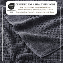 Load image into Gallery viewer, Cotton Diamond Waffle Weave Bath Towel Set - Grayson Collection