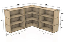 Load image into Gallery viewer, JARED BUNDLE- Corner Shelf Unit