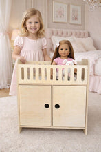 Load image into Gallery viewer, CLARA- Doll Crib with Storage