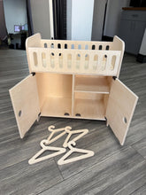 Load image into Gallery viewer, CLARA- Doll Crib with Storage