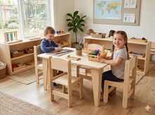 Load image into Gallery viewer, REMI- Rectangular Table with Set of 4 Chairs