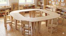 Load image into Gallery viewer, ASHTYN- U Shape Table with Set of 4 Chairs