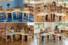 Load image into Gallery viewer, ASHTYN- U Shape Table with Set of 4 Chairs