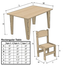 Load image into Gallery viewer, REMI- Rectangular Table with Set of 4 Chairs
