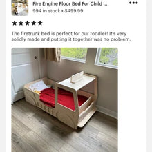 Load image into Gallery viewer, 5 ALARM- Fire Engine Floor Bed